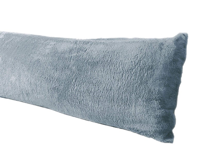 AUCOCU Extra Soft Body Pillow Cover, Sherpa/Microplush Material, 20x54 Inches, Zipper Closure (Bice) - Image 1